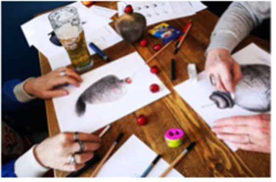 Drink & Draw with Susan Mitchell&ndash; Afternoon Art Workshop - 2-4pm
